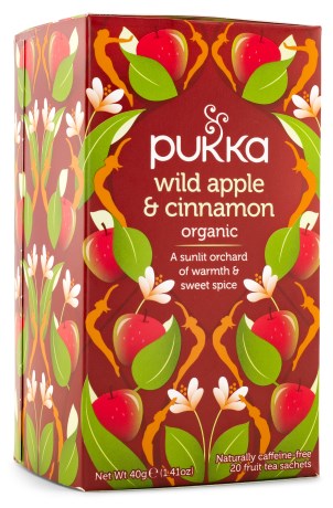 Pukka Wild Apple & Cinnamon, Livsmedel - Pukka