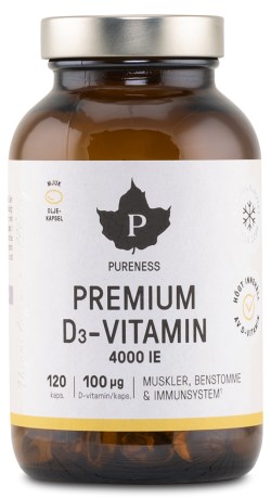 Pureness Premium D-Vitamin, Vitamin & Mineraltillskott - Pureness