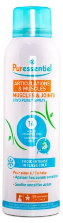 Puressentiel Muscles & Joints Cryo Pure Spray w 14 Essential Oil, Rehab - Puressentiel