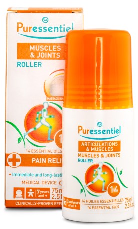 Puressentiel Muscles & Joints Roller w 14 Essential Oils , Rehab - Puressentiel