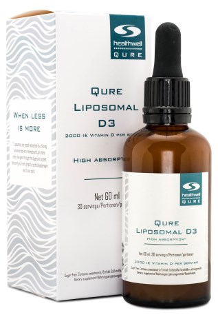 Healthwell QURE Liposomal D3, Vitamin & Mineraltillskott - Healthwell QURE