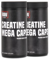 Miniatyrbild RAW Creatine Mega Caps, 240 kaps