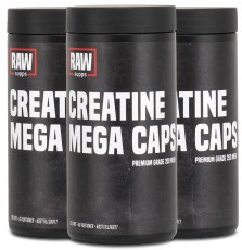 Miniatyrbild RAW Creatine Mega Caps, 360 kaps
