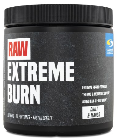 RAW Extreme Burn, Viktkontroll & diet - Svenskt Kosttillskott