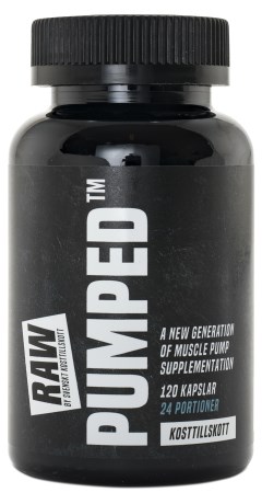 RAW Pumped, Kosttillskott - Svenskt Kosttillskott