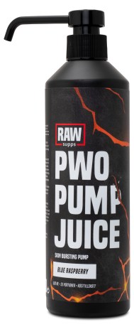 Miniatyrbild RAW PWO Pump Juice, Blue raspberry, 500 ml
