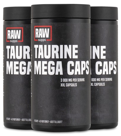 Miniatyrbild RAW Taurine Mega Caps, 270 kaps