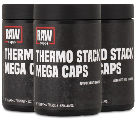 Miniatyrbild RAW Thermo Stack Mega Caps, 270 kaps
