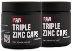 Miniatyrbild RAW Triple Zinc Caps, 180 kaps