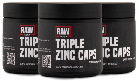 Miniatyrbild RAW Triple Zinc Caps, 270 kaps