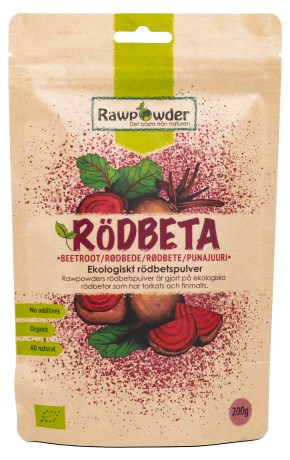 Miniatyrbild RawPowder R�dbetspulver, 200 g
