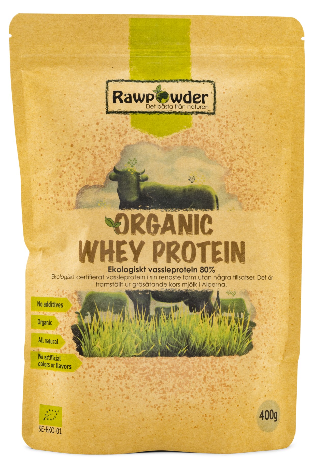 RawPowder Whey Vassle Protein | Svenskt Kosttillskott