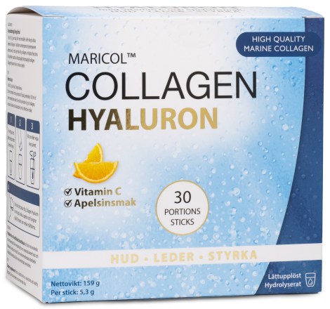 Miniatyrbild Re-fresh Superfood Collagen Hyaluron +C, Apelsin, 30 dosp�sar