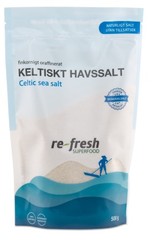 Re-fresh Superfood Keltiskt Havssalt Finkornigt, Livsmedel - Re-fresh Superfood