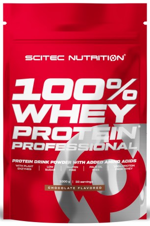 Miniatyrbild Scitec 100% Whey Protein Professional , Chocolate, 1000 g