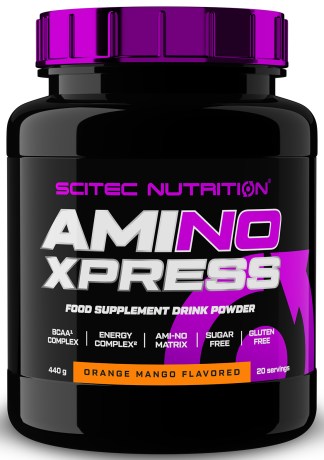 Miniatyrbild Scitec Amino Xpress, Orange/Mango, 440 g