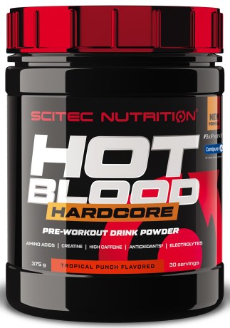 Miniatyrbild Scitec Hot Blood Hardcore, Tropical Punch, 375 g