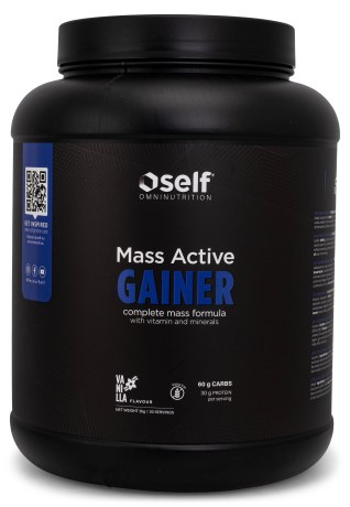 Miniatyrbild Self Omninutrition Mass Active Gainer, Vanilla, 2 kg