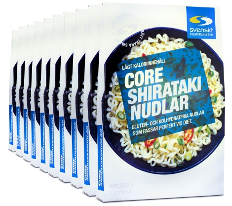 Core Shirataki Nudlar, Diet - Svenskt Kosttillskott