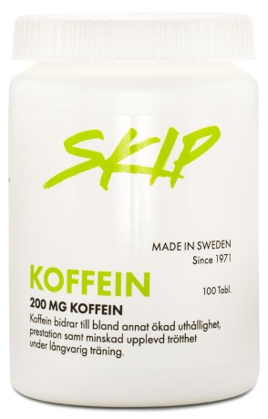 Skip Koffein Tabletter, Kosttillskott - Skip Nutrition