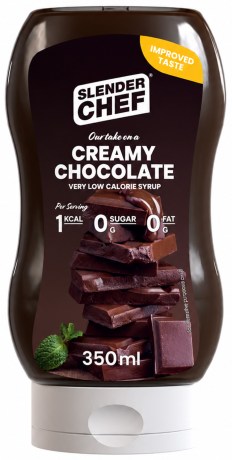 Miniatyrbild Slender Chef Syrup, 350 ml, Creamy Chocolate