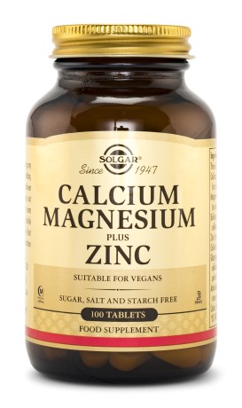 Solgar Calcium Magnesium Plus Zinc, Kosttillskott - Solgar