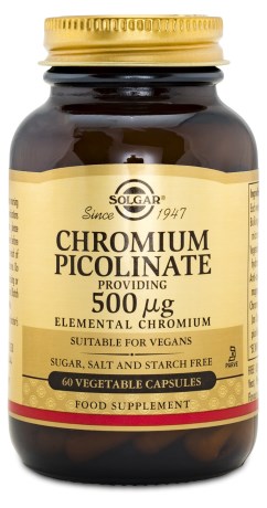 Solgar Chromium Picolinate 500, Kosttillskott - Solgar