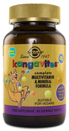 Solgar Kangavites Multivitamin Barn, Vitamin & Mineraltillskott - Solgar