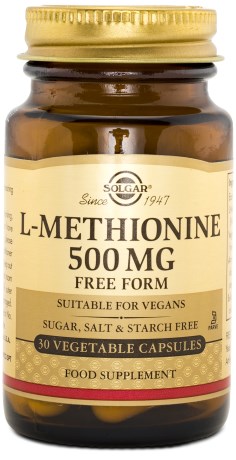 Solgar L-Methionine 500 mg, Kosttillskott - Solgar
