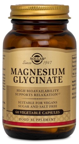Miniatyrbild Solgar Magnesium Glycinate, 60 kaps