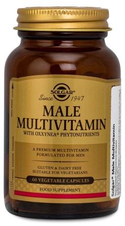 Miniatyrbild Solgar Male Multivitamin with Oxxynea Phytonutrients, 60 kaps