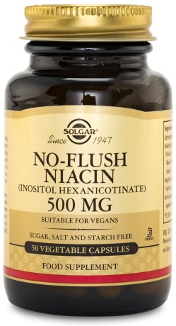 Solgar No-Flush Niacin, Kosttillskott - Solgar