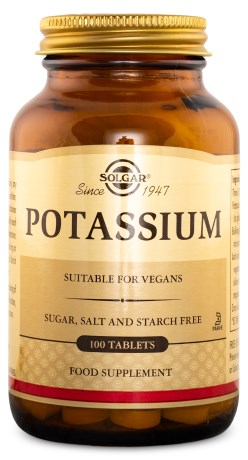 Solgar Potassium, Vitamin & Mineraltillskott - Solgar