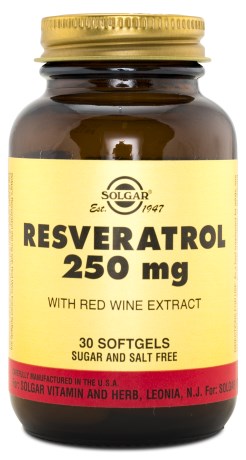 Solgar Resveratrol 250 mg, Kosttillskott - Solgar