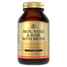 Miniatyrbild Solgar Skin Nails & Hair with Biotin, 120 tabl