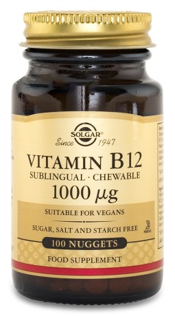 Solgar Vitamin B12 1000 mcg, Kosttillskott - Solgar