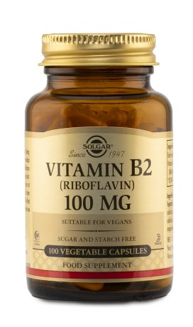 Solgar Vitamin B2 100mg, Vitamin & Mineraltillskott - Solgar