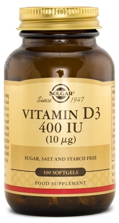 Solgar Vitamin D3 400 IE - Solgar