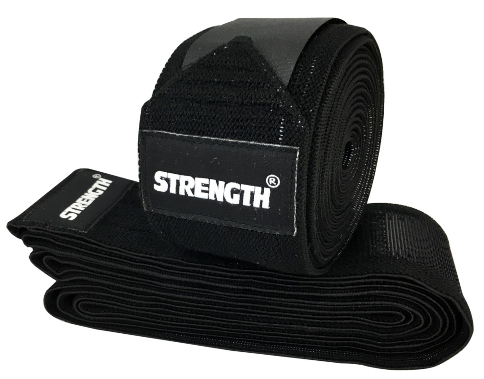 Köp Strength Olympic Weightlifting Knee Wraps hos Svenskt Kosttillskott