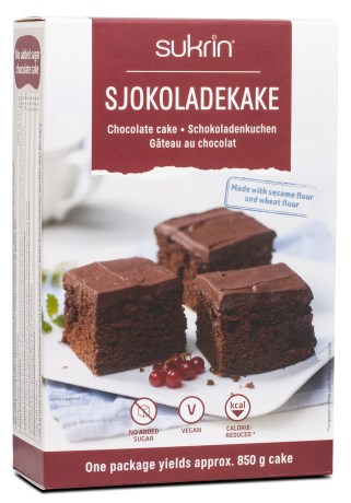 Miniatyrbild Sukrin Chocolate Cake Mix, 370 g