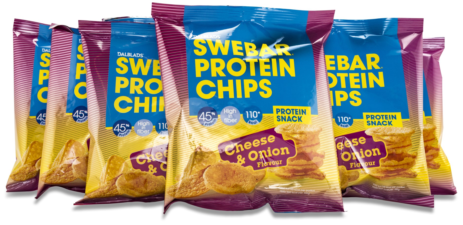 Swebar Protein Chips i goda smaker! Köp hos Svenskt Kosttillskott