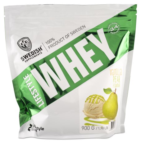 Miniatyrbild Swedish Supplements Lifestyle Whey, 900 g, Vanilla Pear