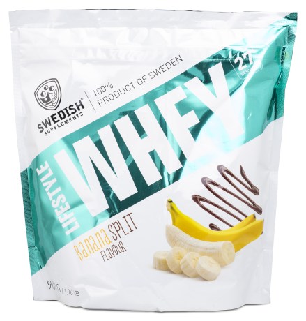 Miniatyrbild Swedish Supplements Lifestyle Whey, 900 g, Banana Split