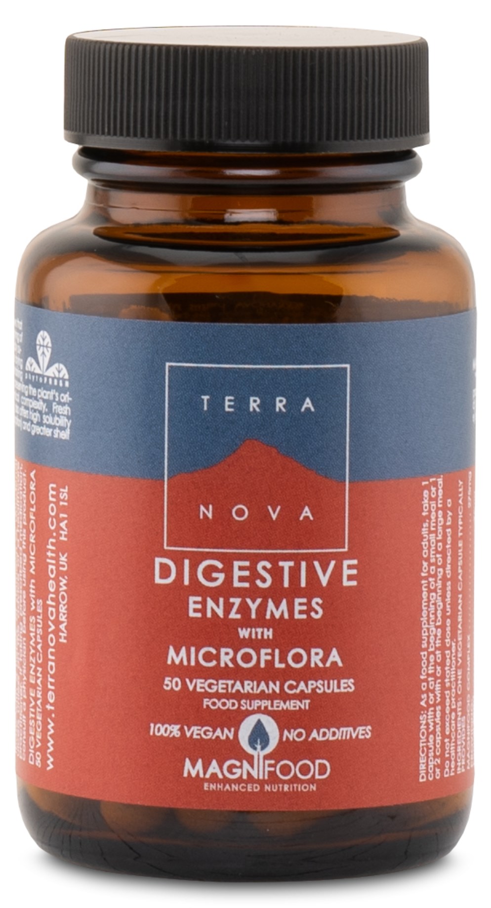 Terranova Digestive Enzymes with Microflora Svenskt Kosttillskott