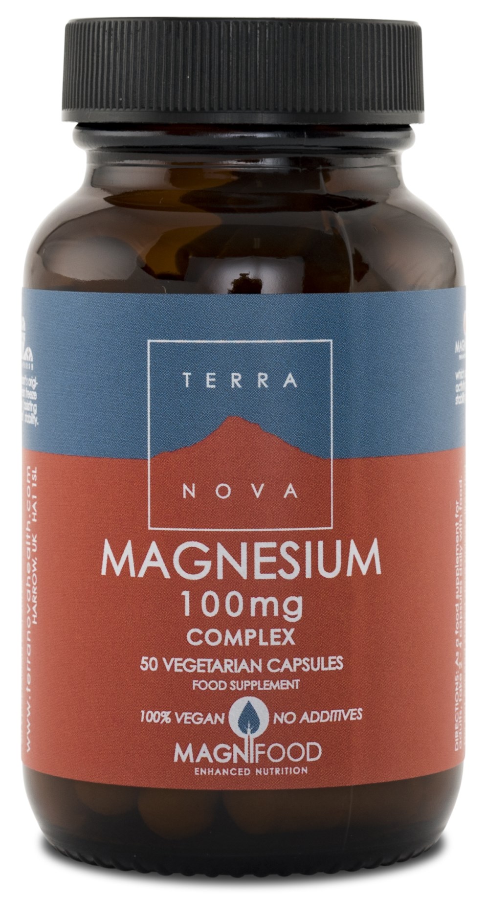 Köp Terranova Magnesium Complex hos Svenskt Kosttillskott Snabb leverans!