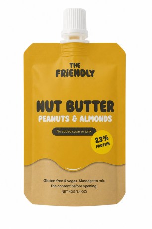 Miniatyrbild The Friendly Fat Company Fat-Pack Nutbutter, Peanut & Almond, 1 st