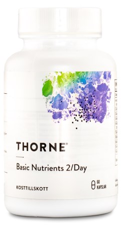 Thorne Basic Nutrients 2/day, Kosttillskott - Thorne Research