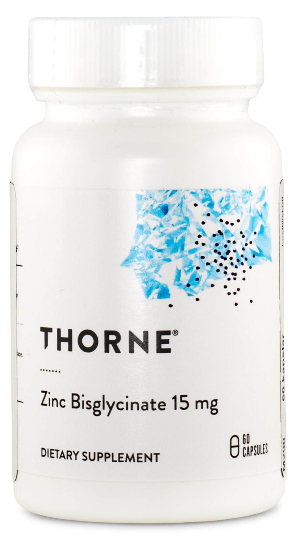 Thorne Zinc Bisglycinate Biotillgängligt Svenskt Kosttillskott