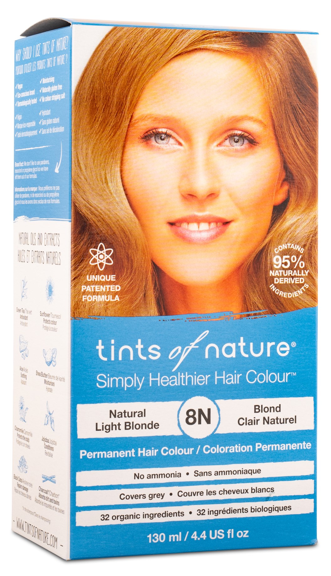 Köp Tints Of Nature Natural Light Blonde 8N Hos Svenskt Kosttillskott ...