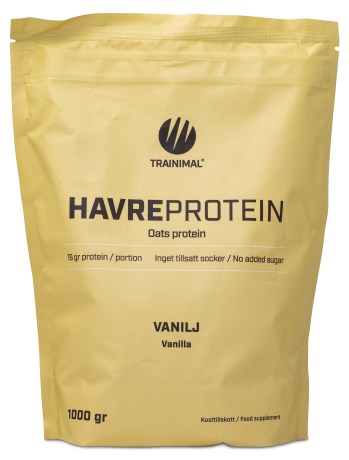 Miniatyrbild Trainimal Havreprotein, Vanilj, 1 kg